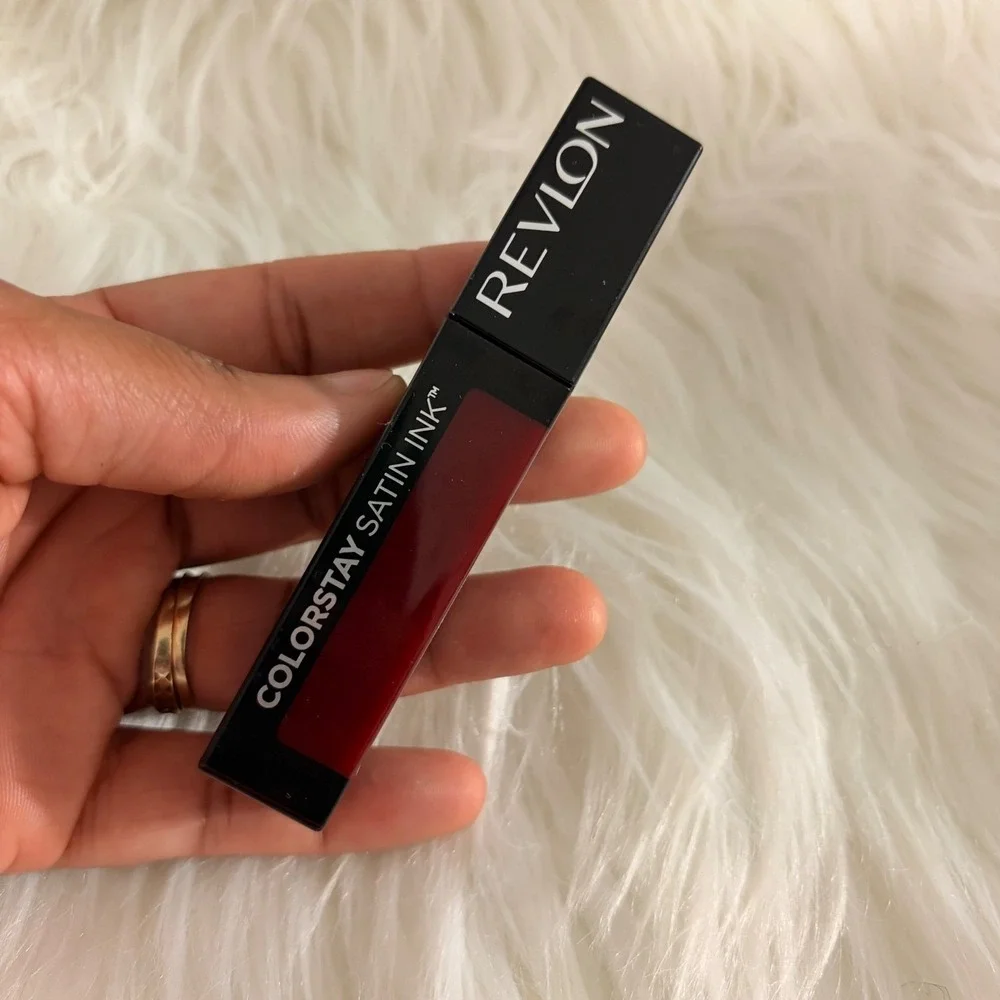 Revlon ColorStay Satin Ink Liquid Lipstick Set 0.17oz Red Brown NEW Topaz Ruby